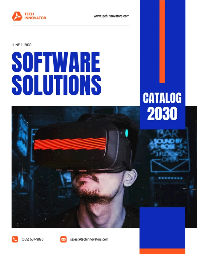 Software Catalog Template - Seite 1