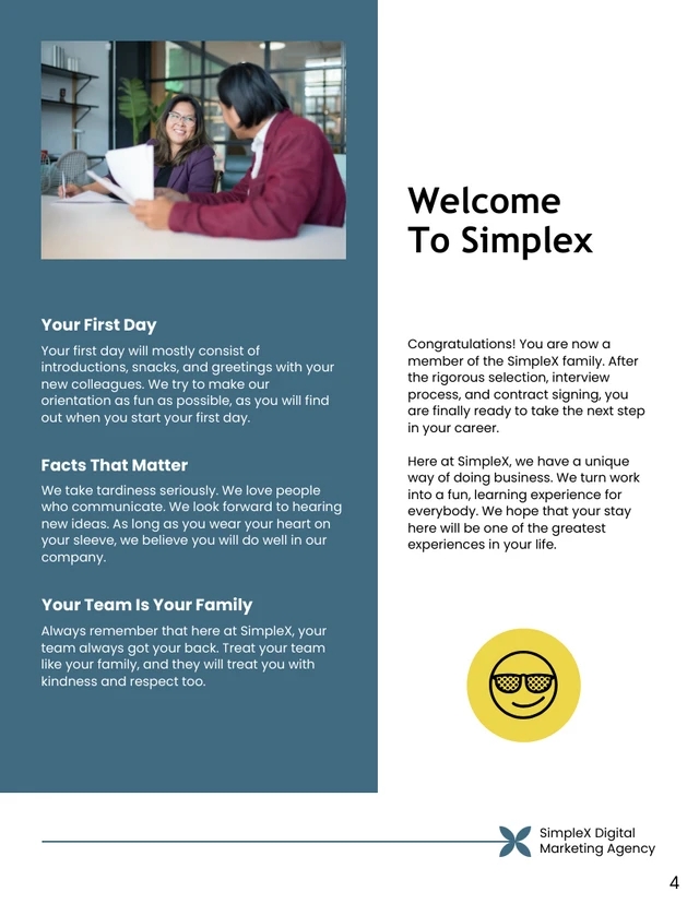 Small Business Employee Handbook Template - Page 4