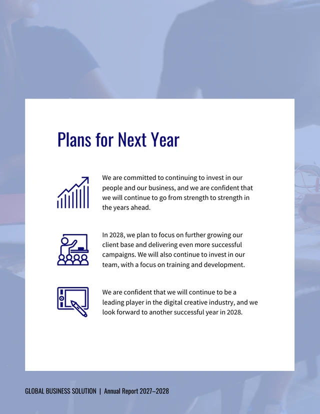 Digital Annual Report Template - page 5