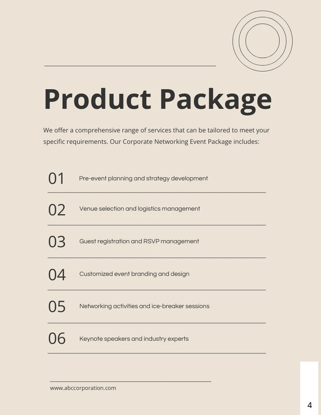 Chocolate Easy Minimalist Company Event Proposal - page 4