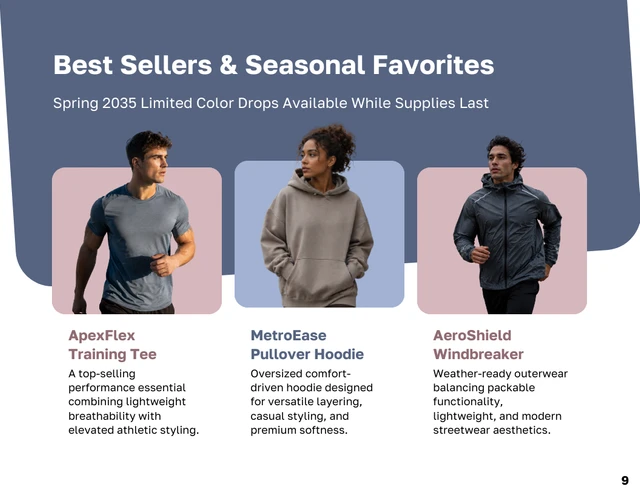 Fashion Catalog Athleisure Template - Página 9