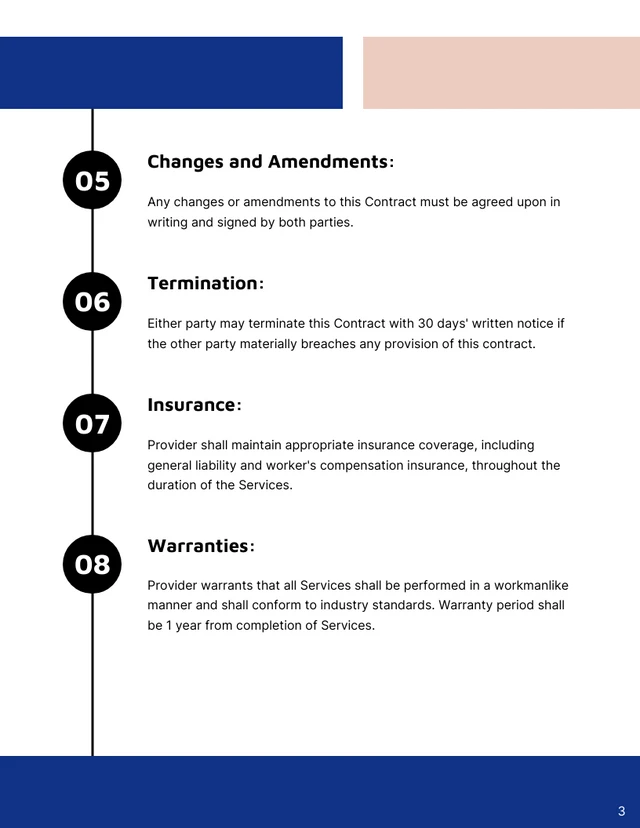 Commercial Plumbing Contract Template - Pagina 3