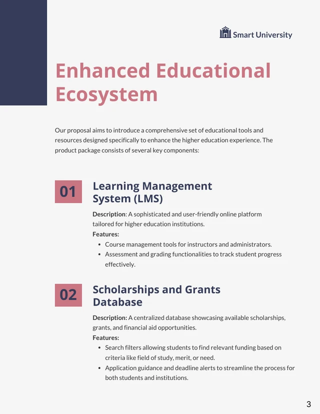 Higher Education Funding Proposal - Page 3