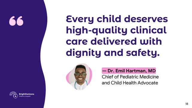 Pediatric Care and Child Well-being Medical Presentation - page 18