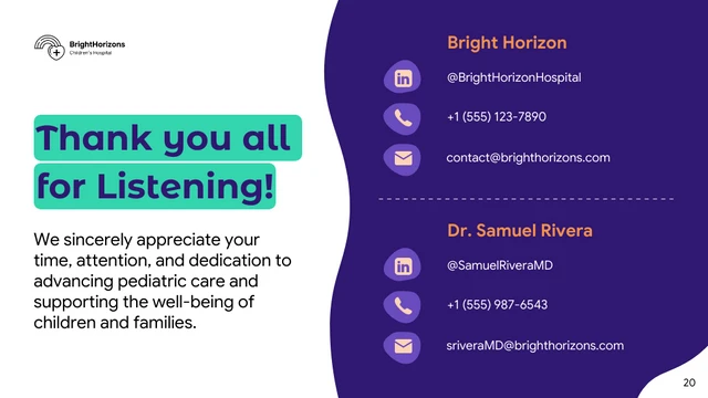 Pediatric Care and Child Well-being Medical Presentation - page 20