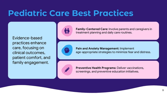 Pediatric Care and Child Well-being Medical Presentation - page 9