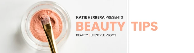 Beauty Tips YouTube Banner