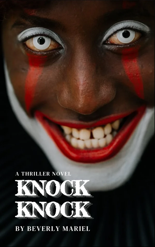 Modèle de couverture de livre de thriller photo d'horreur sombre