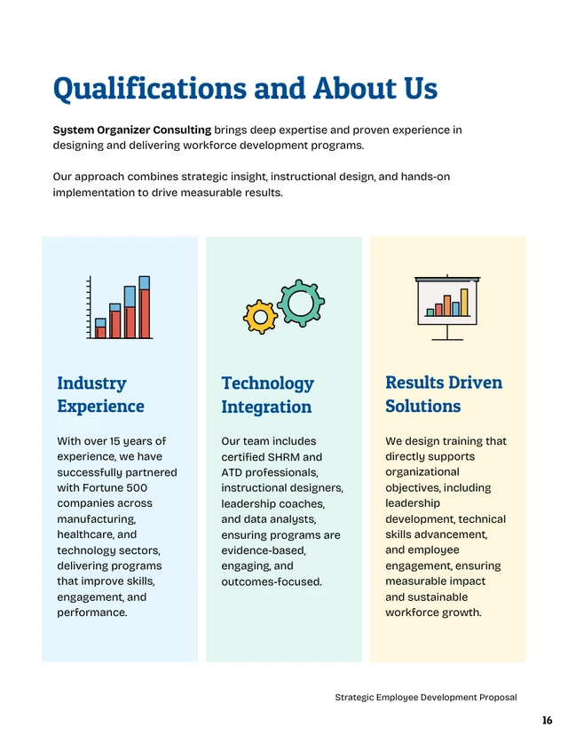 Employee Development Training Proposal Template - Pagina 16