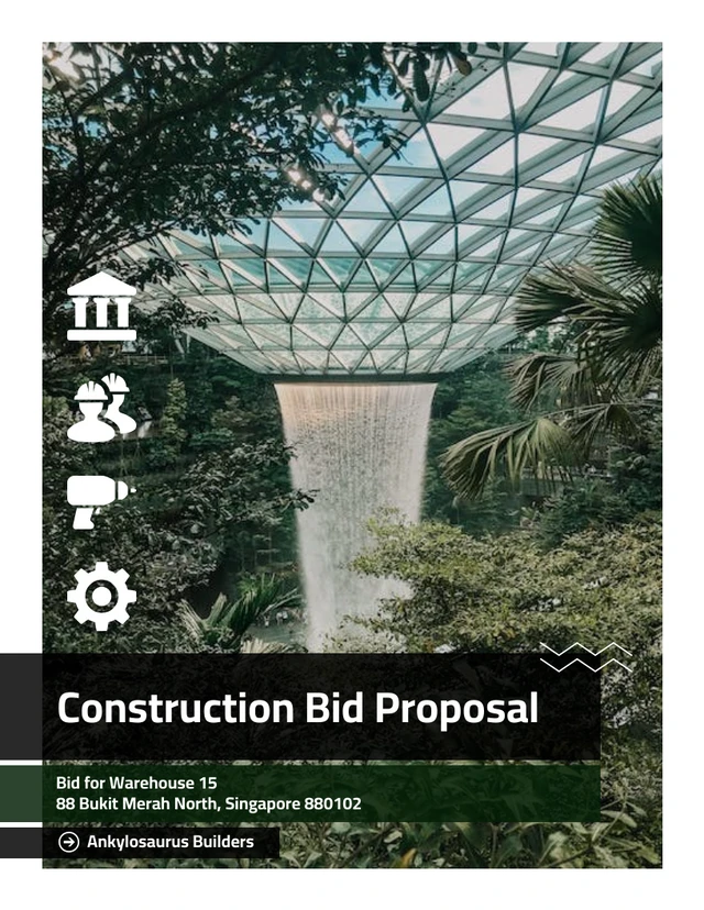 Construction Bid Proposal Example - Page 1