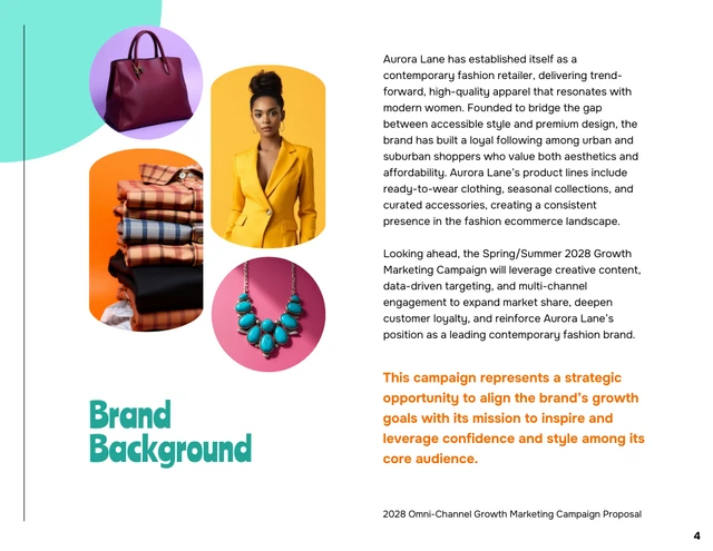 Growth Marketing Campaign Dynamic Proposal - Página 4