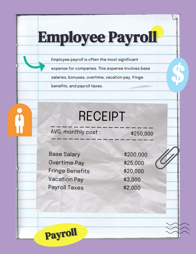 Colorful Journal Receipt Payment Plan - Page 2