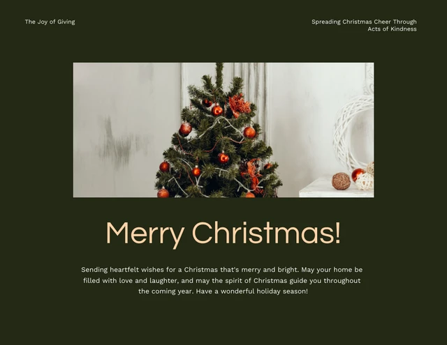 Red Green Yellow Simple Christmas Presentation - Page 5