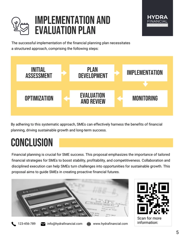 Financial Planning Proposal - صفحة 5