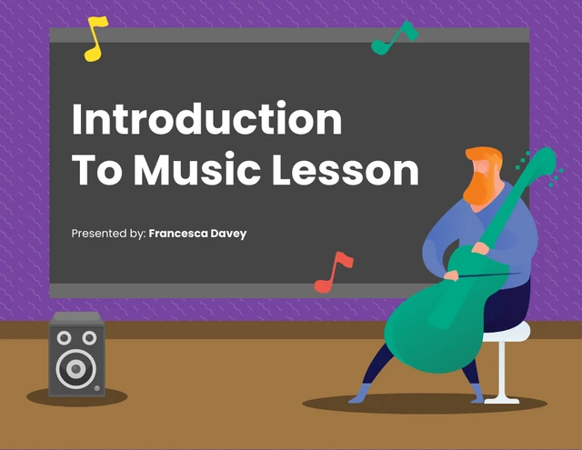 Music Lesson Animated Presentation - Page 1