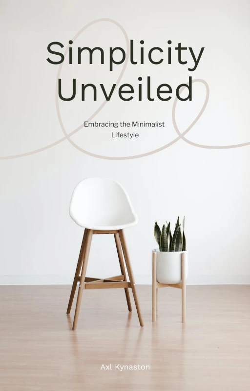 Modèle de couverture d'ebook de style de vie minimaliste beige