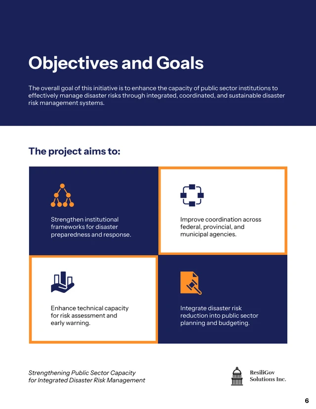 Public Sector Disaster Risk Management Proposal Template - Página 6