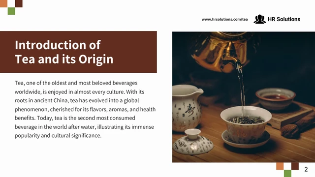 Workplace Health Benefits of Tea Presentation - صفحة 2