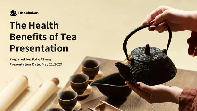 Workplace Health Benefits of Tea Presentation - page 1