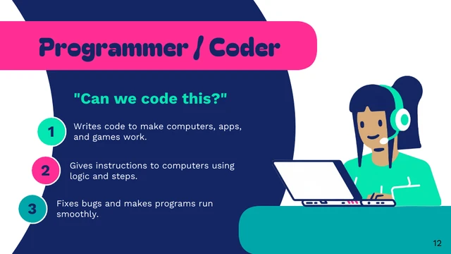 Creative STEM Education Presentation Template - page 12