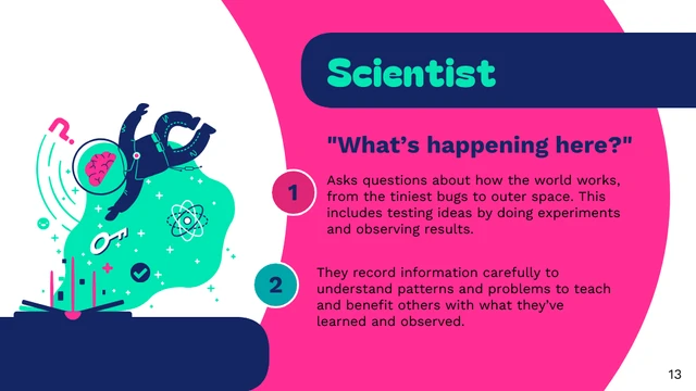 Creative STEM Education Presentation Template - page 13