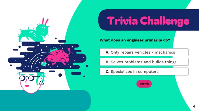 Creative STEM Education Presentation Template - page 4