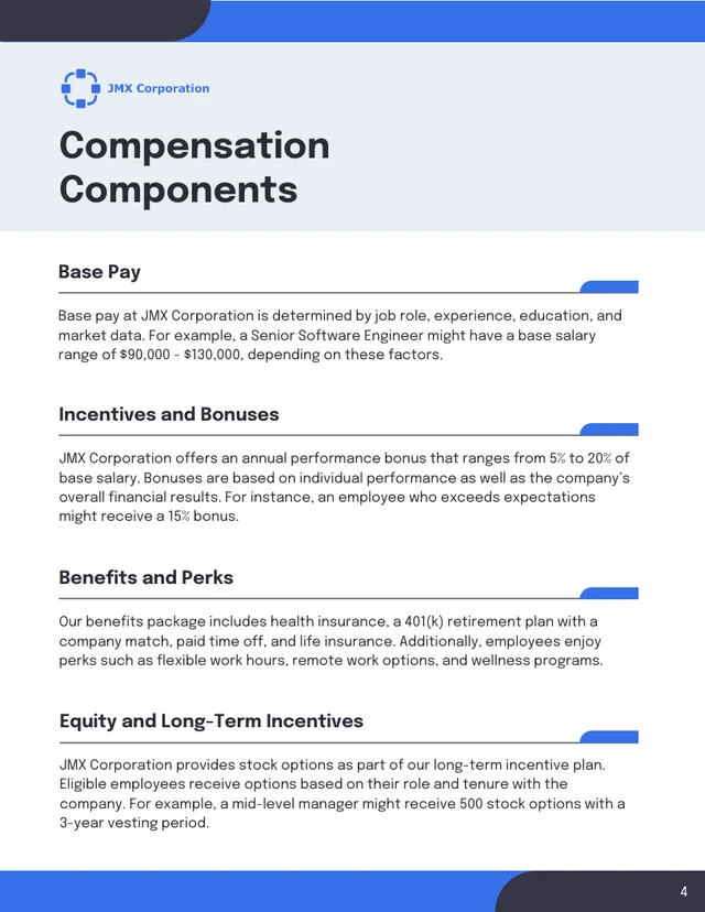 Compensation Philosophy Template - Seite 4