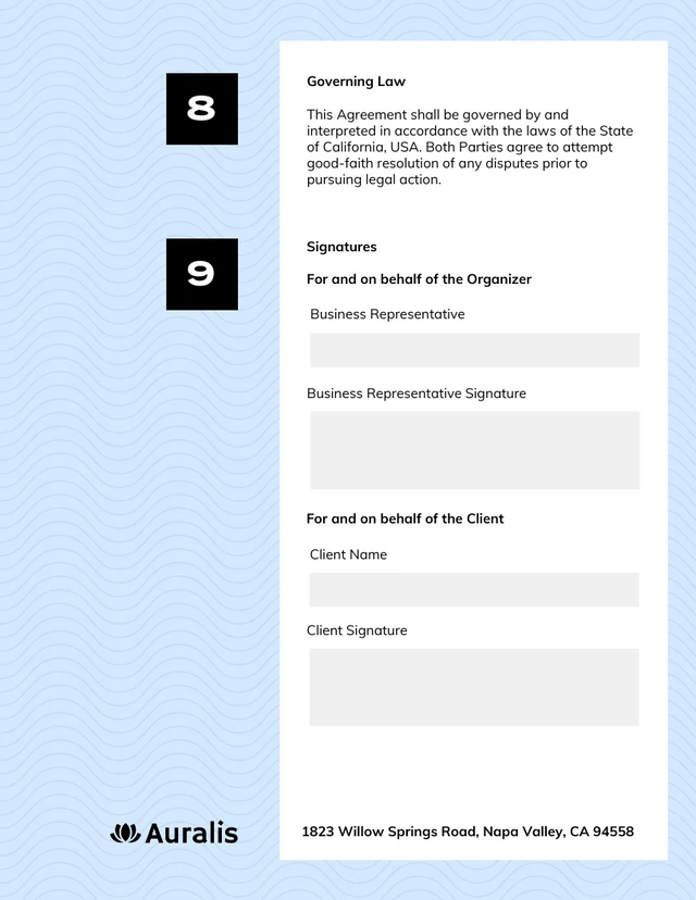 Retreat Contract Template - Pagina 3