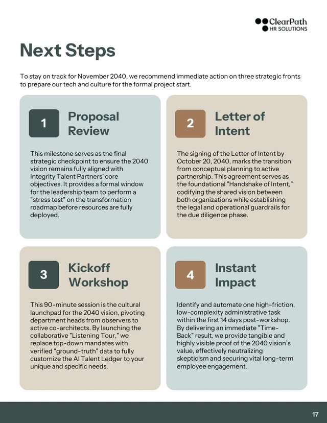 The Corporate Employee Success Plan Proposal Template - Pagina 17