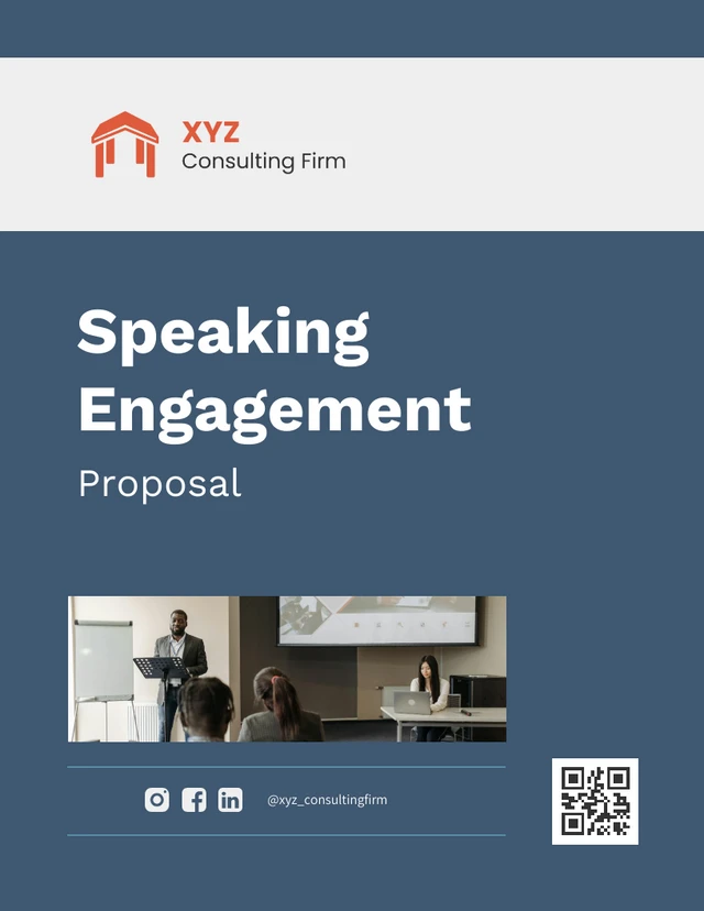 Speaking Engagement Proposal Template - Página 1