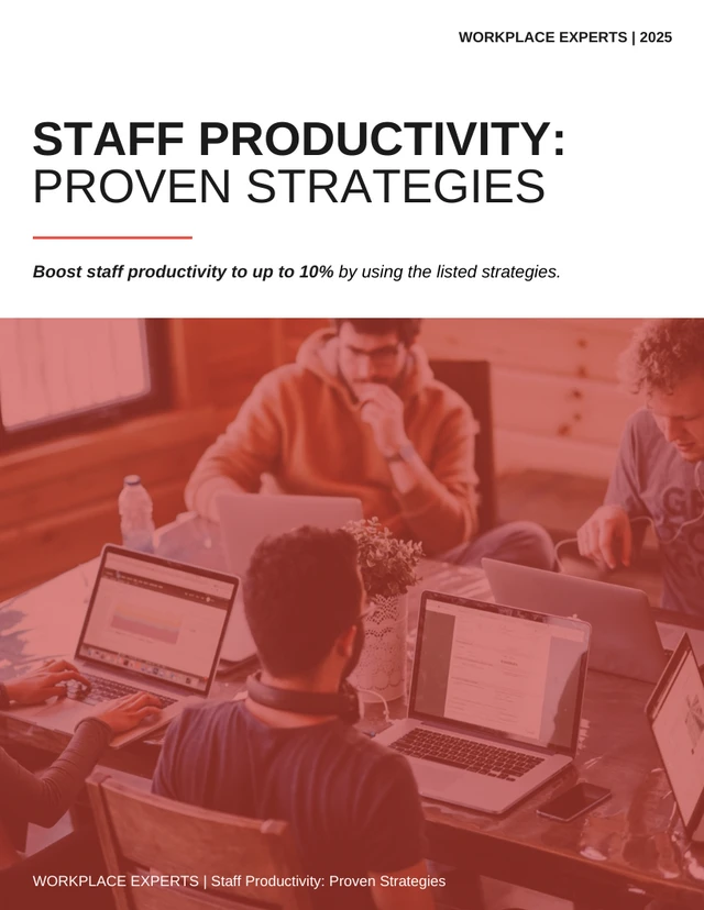 Red Staff Productivity White Paper - صفحة 1