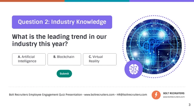Free Employee Engagement Quiz Presentation - Página 3