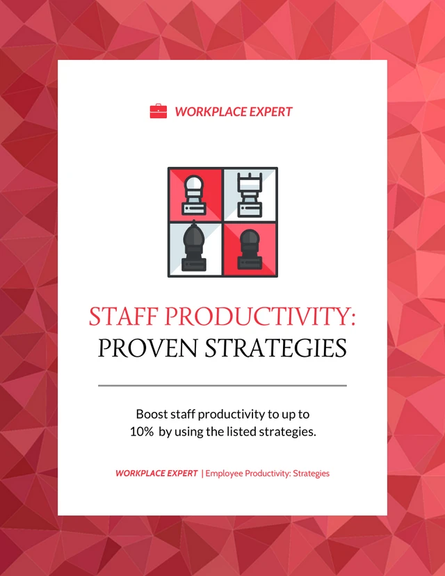 Staff Productivity Strategy White Paper - Página 1
