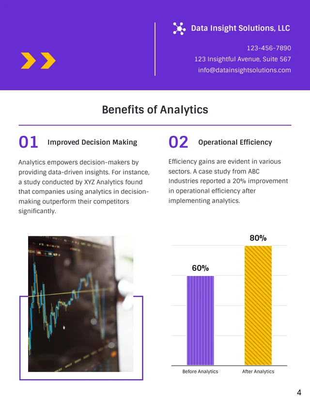 Industry Applications: Analytic Benefits Report - Page 4