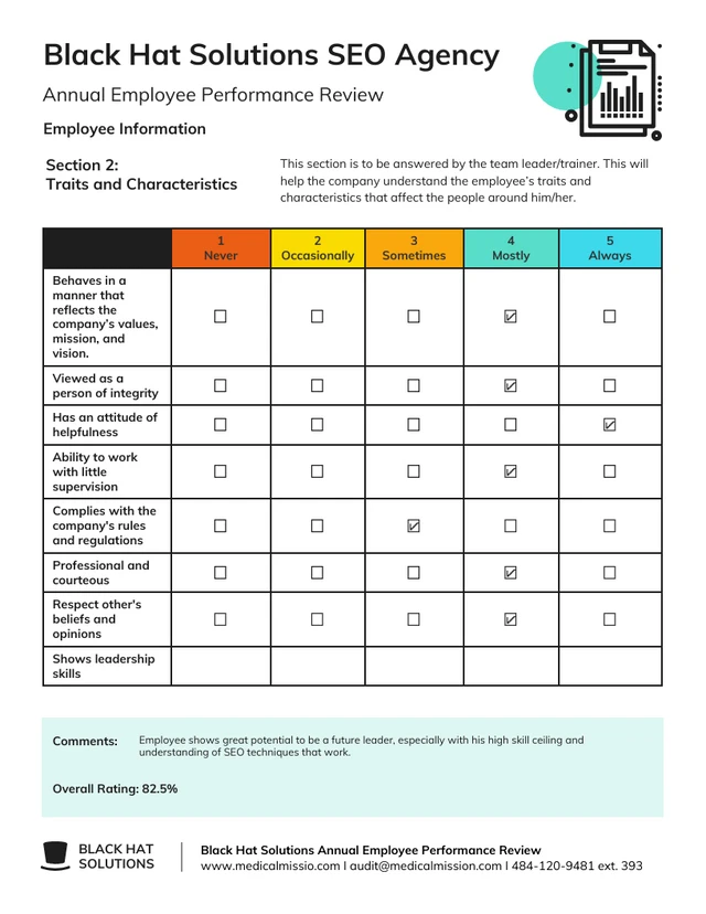 Annual Employee Review s - Page 2