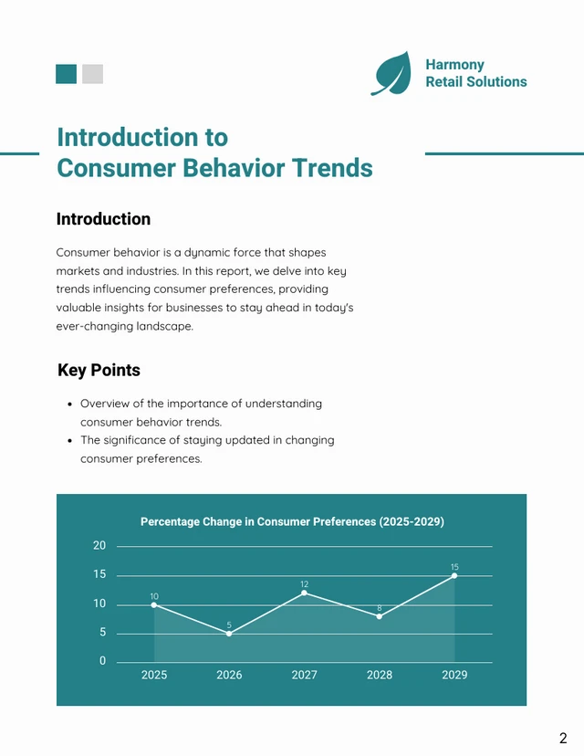 Consumer Behavior Trend Report - Page 2