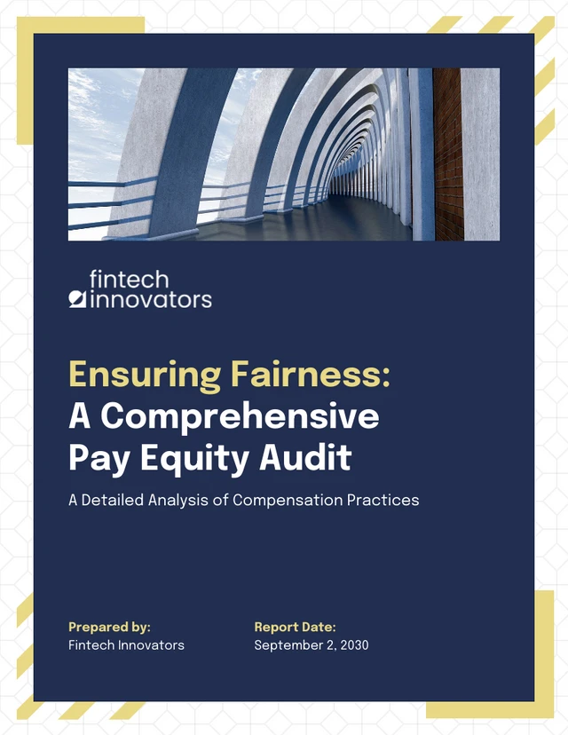 Pay Equity Audit Template - Página 1