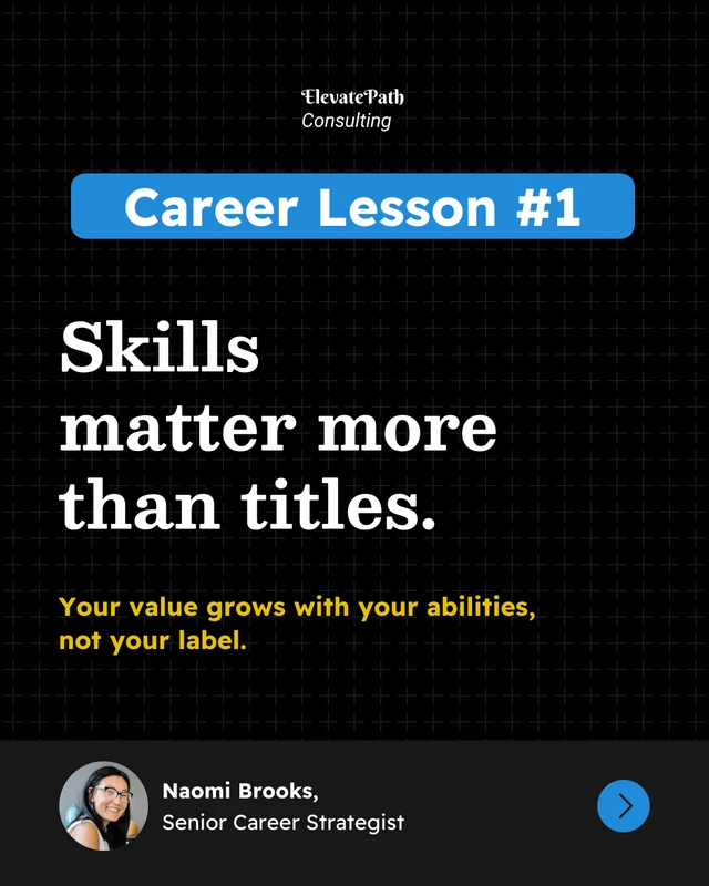 Career Lessons LinkedIn Carousel Social Media Template - Page 2