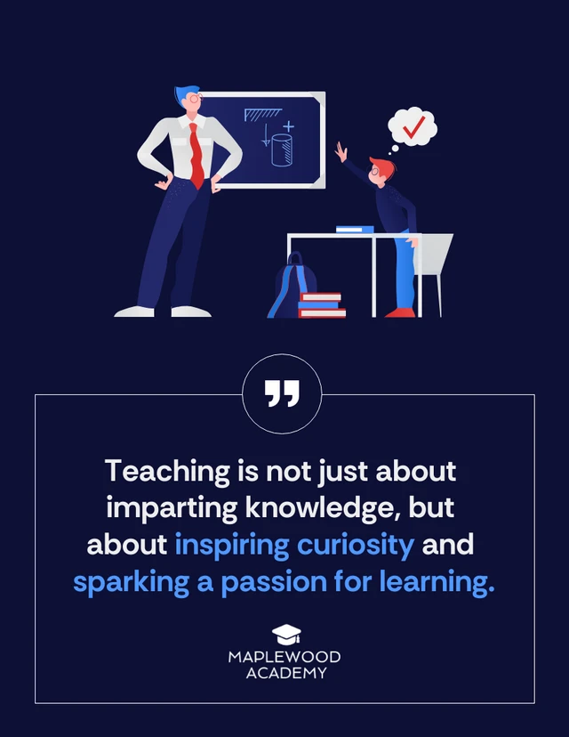 Poster con citazioni motivazionali per educatori Template Modello di poster con citazione motivazionale per educatori