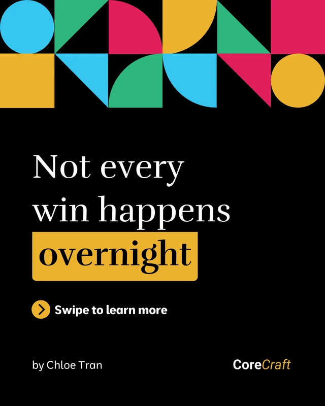 Motivational Growth Carousel Social Media Template - page 1