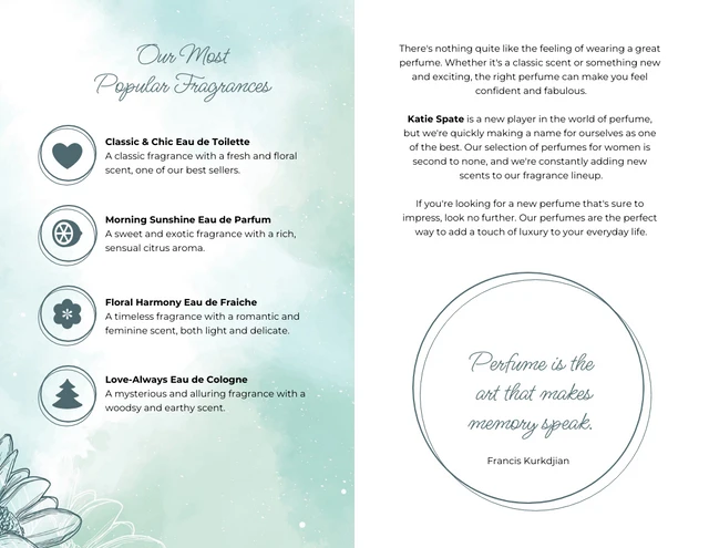 Sales Booklet Template - Page 2