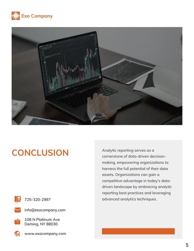 Data-Driven Decision Making: Analytic Reporting Report - Page 5