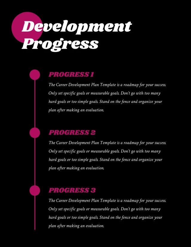 Black And Pink Simple Elegant Business Professional Development Plans - Page 5