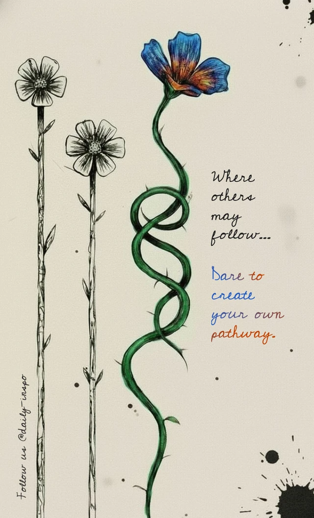 Modello di poster motivazionale per ispirare a creare il tuo percorso Template Modello di poster motivazionale per ispirare a creare il tuo percorso