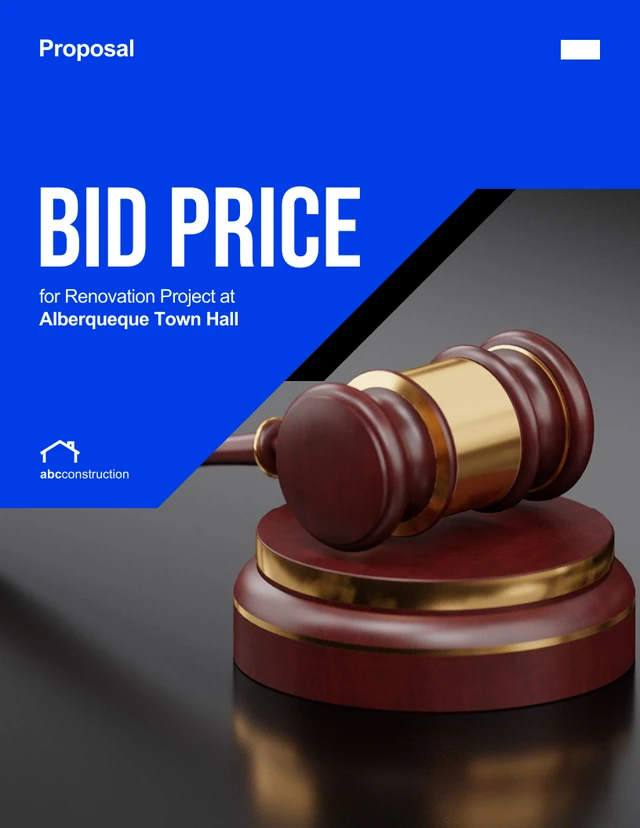 Bid Price Proposals - Page 1