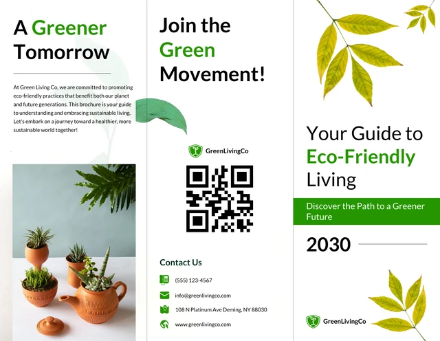 Eco-Friendly Practices Brochure - Page 1