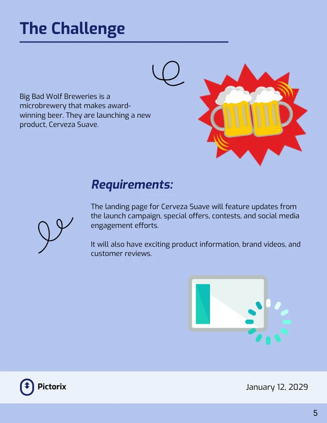 Web Design Proposal Example - Venngage