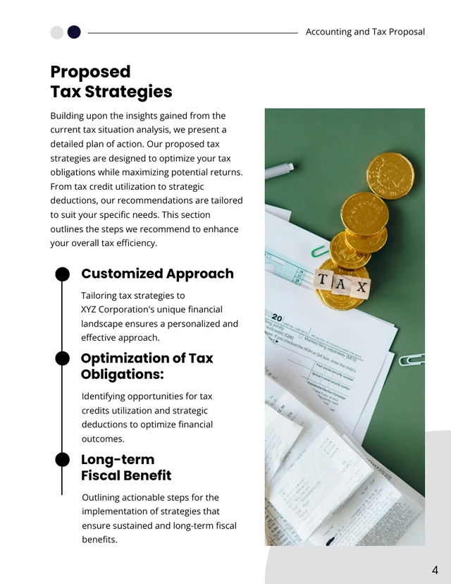 Tax Consultation Proposals - Page 4