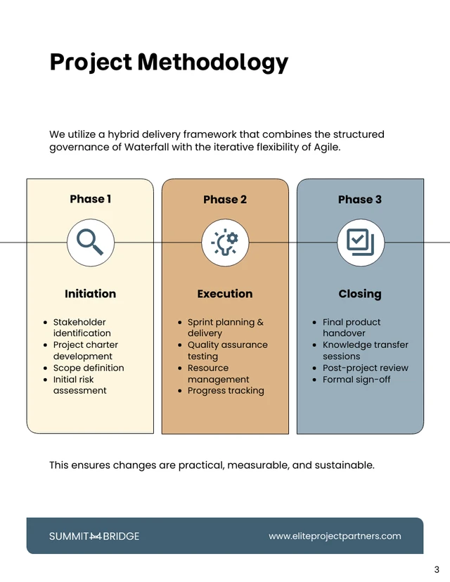 Project Management Proposal Template - صفحة 3