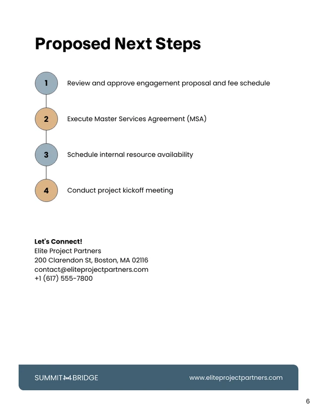 Project Management Proposal Template - صفحة 6